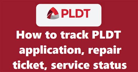 www.pldthome/pldt-tracker|How to track PLDT Application, Repair Ticket and .